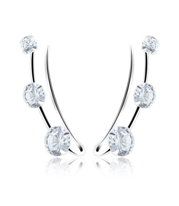 Beautiful CZ Silver Earring EL-201